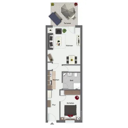 Papillon 04-2 Apartment